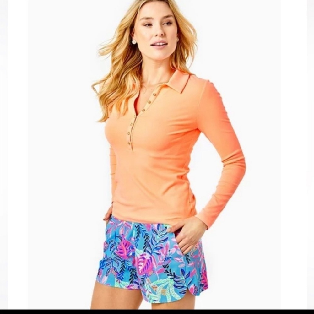NWT Lilly Pulitzer Ocean View Short Youve Been Spotted 5” Inseam Size XS